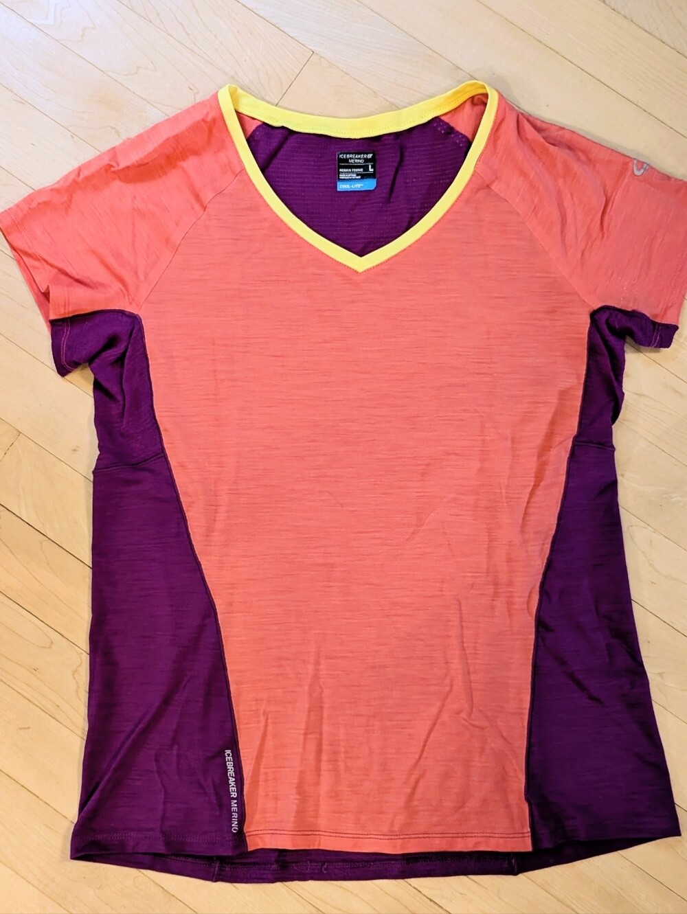 Icebreaker Merino Wool GT Cool Lite Women's T-shirt Size L